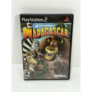 Madagascar‎ Sony PlayStation 2 CIB Black Label PS2 Complete